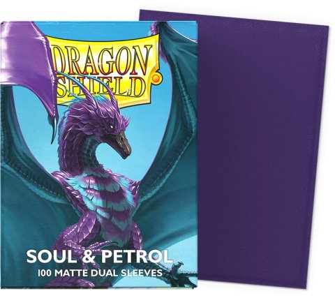 DS - Standard Dual Sleeves: Soul & Petrol [Matte] (100 Sleeves)