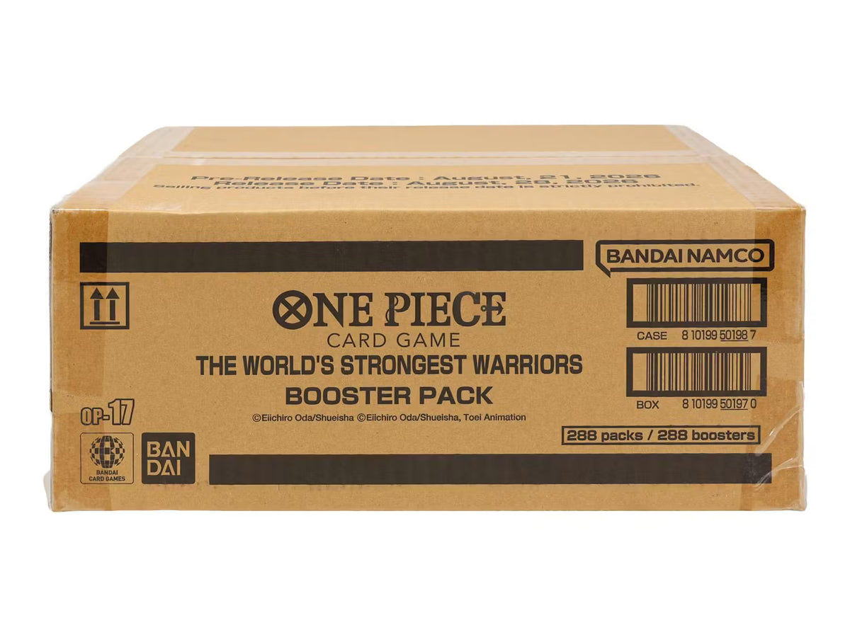 One Piece TCG: The World's Strongest Warriors (OP-17) Booster 12-Box Case