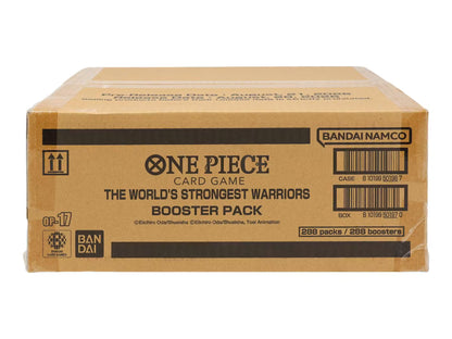 One Piece TCG: The World's Strongest Warriors (OP-17) Booster 12-Box Case
