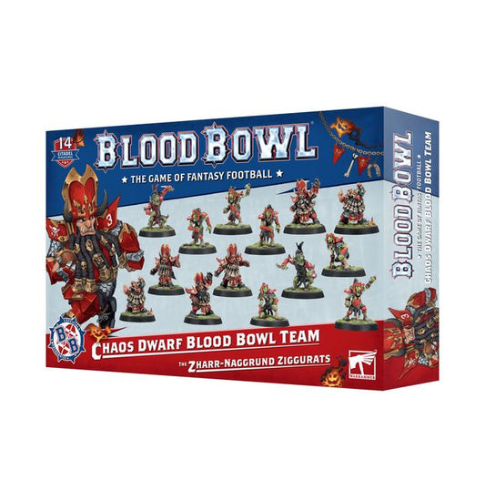 Blood Bowl - Chaos Dwarf Team : Zharr-Naggrund Ziggurats