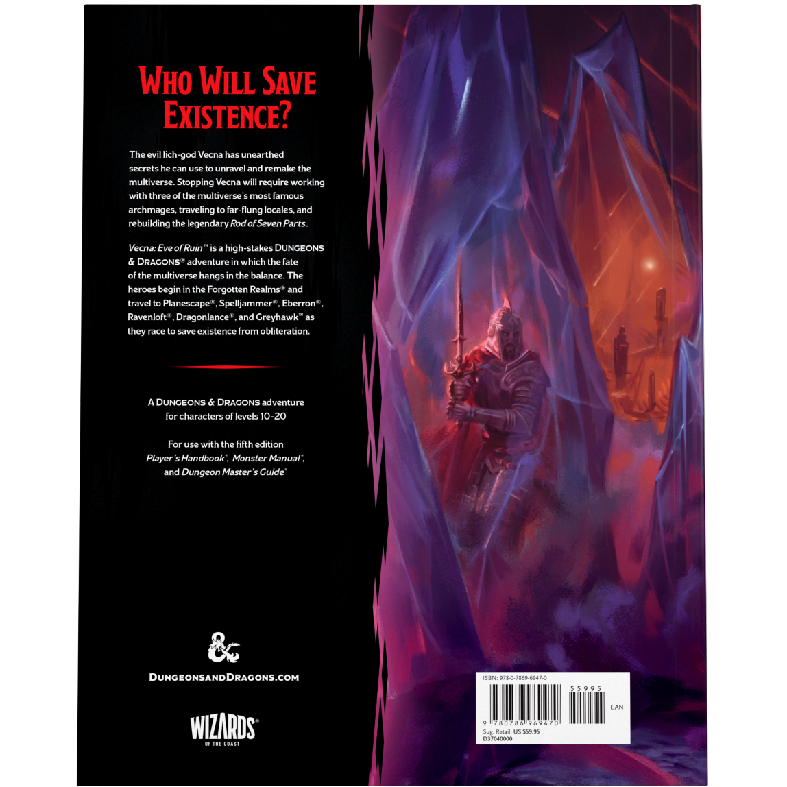 Dungeons and Dragons - Vecna: Eve of Ruin Hard Cover - EN