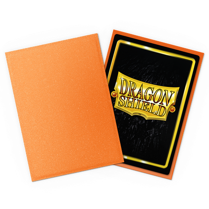 Dragon Shield - Standard Sleeves Matte Amber (100 Sleeves)