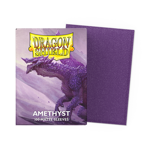 100 Dragon Shield Sleeves - Matte Amethyst