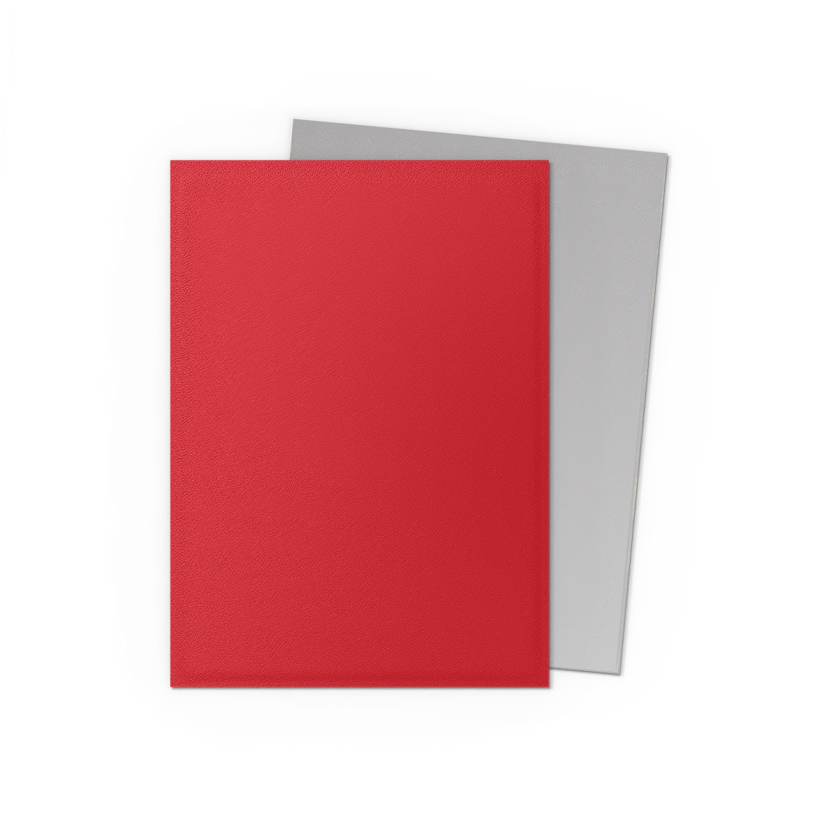 Dragon Shield - Standard Sleeves Matte (100 Sleeves) Crimson & Silver