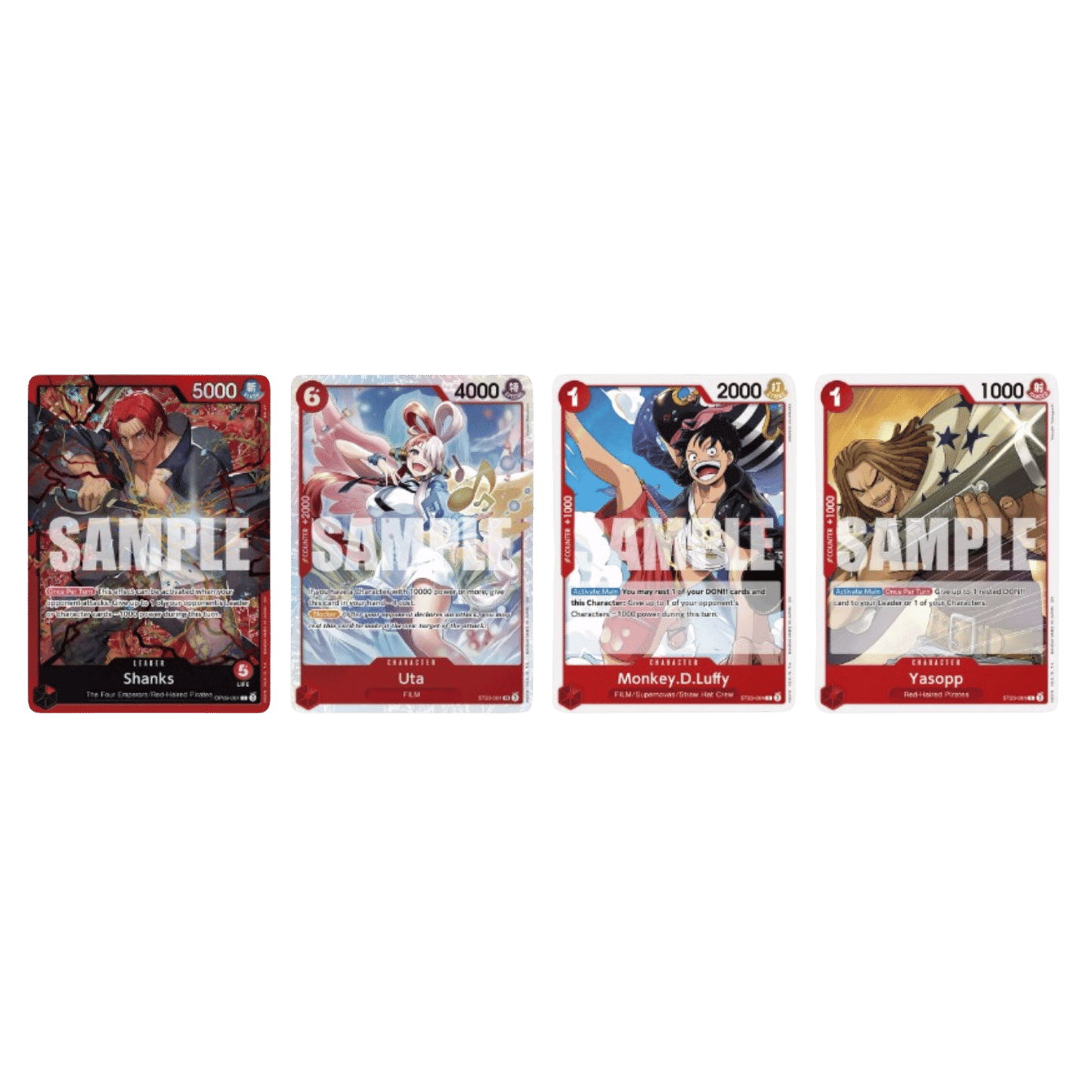 One Piece Card Game Starter Deck [ST-23] - Shanks