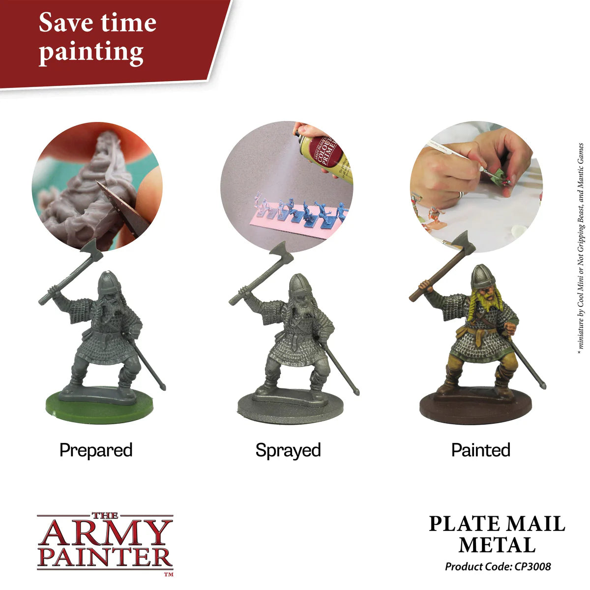 The Army Painter - Colour Primer: Plate Mail Metal