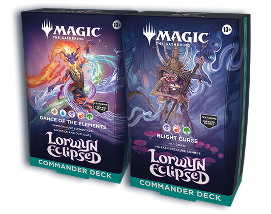Magic: the Gathering - Lorwyn Eclipsed Commander Deck - Blight Curse + Dance of the Elements - EN