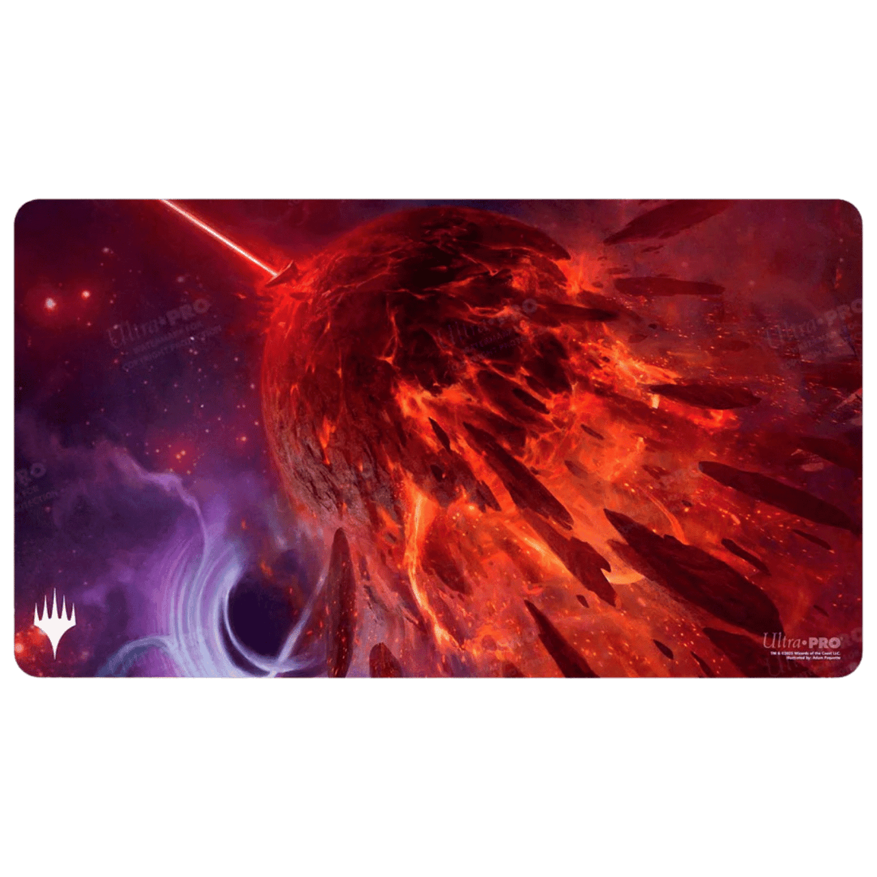 Magic: The Gathering - Edge of Eternities Playmat - Mythic Land Red