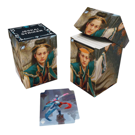 Ultra Pro - Tarkir: Dragonstorm 100+ Deck Box Commander for MtG - Jeskai
