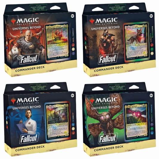 Universes Beyond: Fallout Commander Deck - English - Set (all 4 decks)