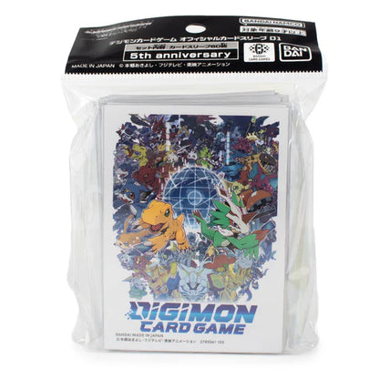 Digimon Card Game - Official 5th Anniversary Sleeves