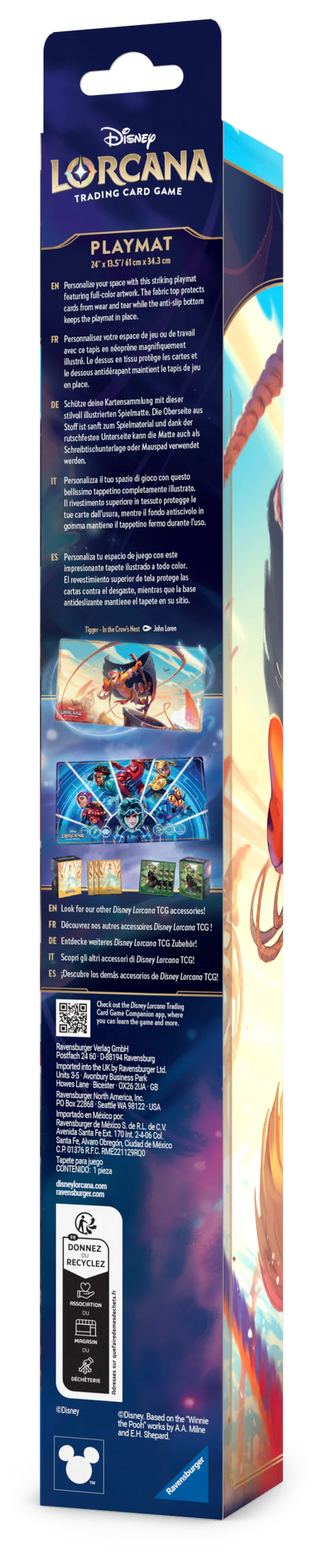 Disney Lorcana Playmat A - Tigger - In the Crow's Nest_Set 7