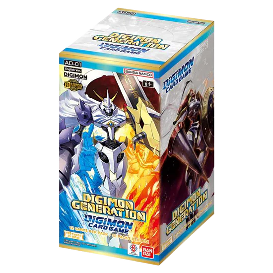 Digimon Card Game - Digimon GenerationAD-01 Advanced Booster Display (12 Packs) - EN