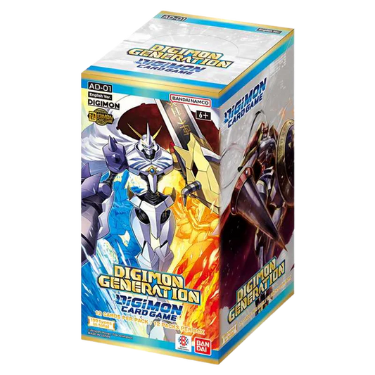Digimon Card Game - Digimon GenerationAD-01 Advanced Booster Display (12 Packs) - EN