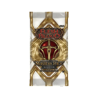 Flesh & Blood TCG – Mastery Pack Warrior Booster Display (12 Booster) – EN