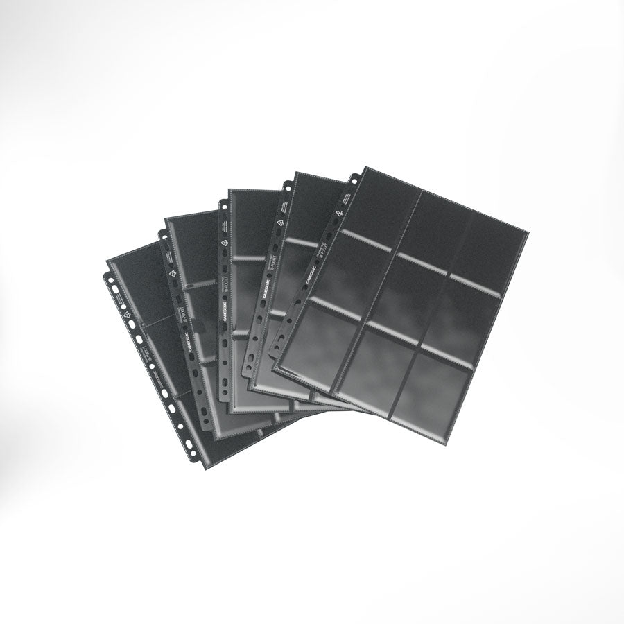 Gamegenic - 18-Pocket Pages Side-Loading (10 pages bag) - Black