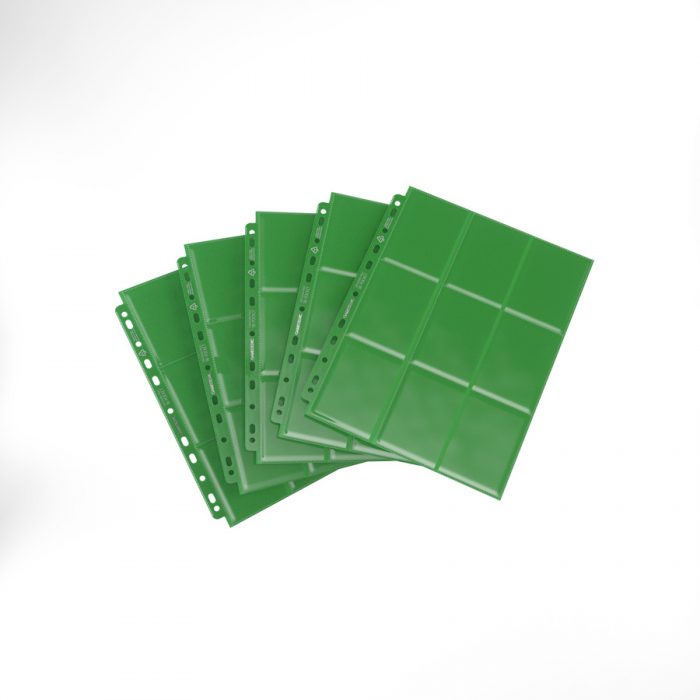 Gamegenic - 18-Pocket Pages Side-Loading (10 pages bag) - Green