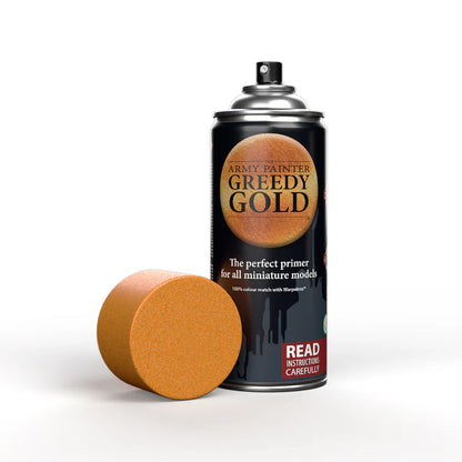 Army Painter Primer: Greedy Gold Spray (400ml) ARM03035