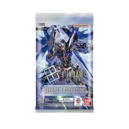 Gundam Card Game: Freedom Ascension (GD05) Booster Pack