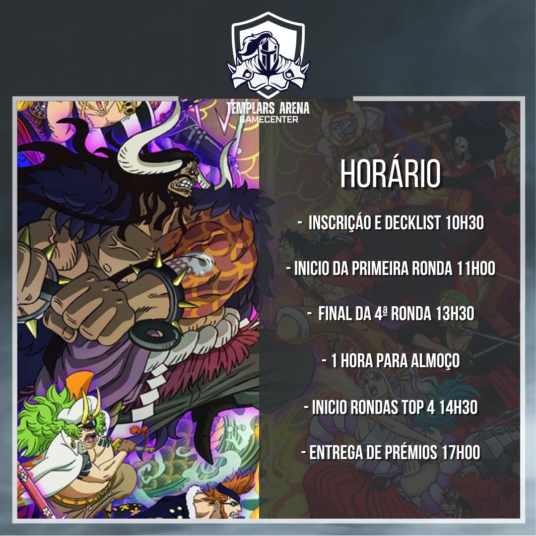 Entrada Torneio de Triplas One Piece Vol.2 - Domingo 8 Fevereiro 2026