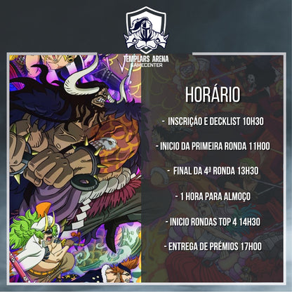 Entrada Torneio de Triplas One Piece Vol.2 - Domingo 8 Fevereiro 2026