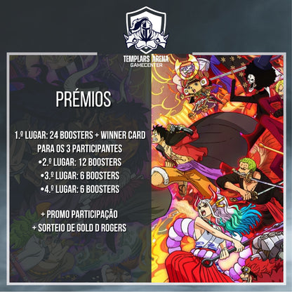 Entrada Torneio de Triplas One Piece Vol.2 - Domingo 8 Fevereiro 2026