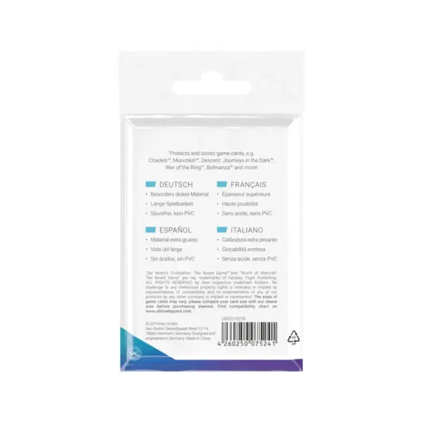 Ultimate Guard Standard American 59 x 91.5 mm sleeves