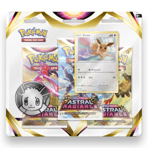 Pokemon Astral Radiance 3-Pack Blister - Eevee