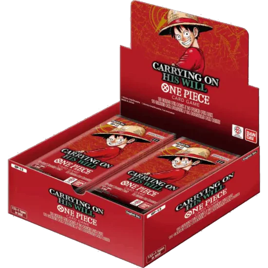 One Piece Card Game - OP13 Carrying on His Will Booster Display (24 Packs) - English