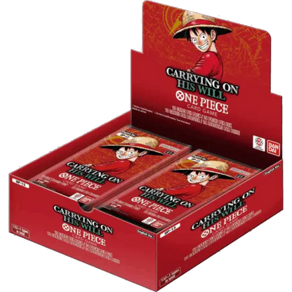 One Piece Card Game - OP13 Carrying on His Will Booster Display (24 Packs) - English