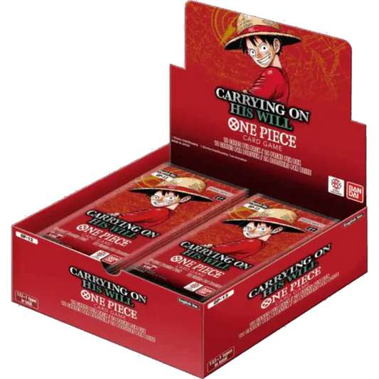 One Piece Card Game - OP13 Carrying on His Will Booster Display (24 Packs) - English
