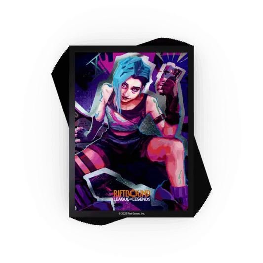 Riftbound: League of Legends TCG - Origins Jinx Art Sleeves (100 Sleeves)