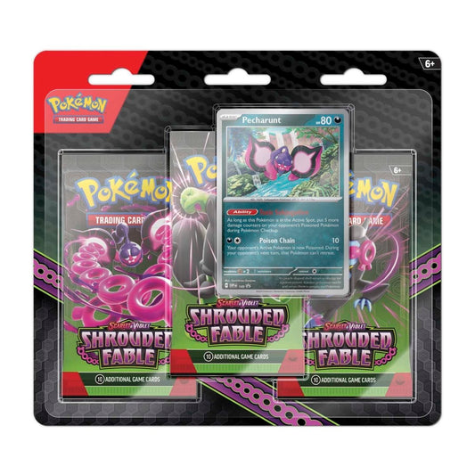 Shrouded Fable: Pecharunt 3-Pack Blister