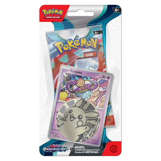 Pokémon TCG: Paradox Rift - Sinistea Checklane Blister - English
