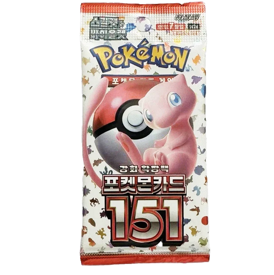 Pokemon TCG - 151 Booster - Korean Language