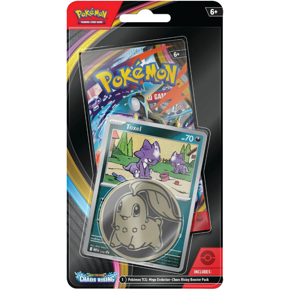 Pokémon TCG: Mega Evolution 4 - Chaos Rising Checklane Blister - Toxel
