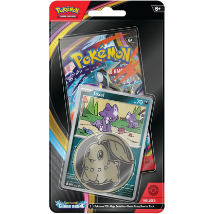 Pokémon TCG: Mega Evolution 4 - Chaos Rising Checklane Blister - Toxel