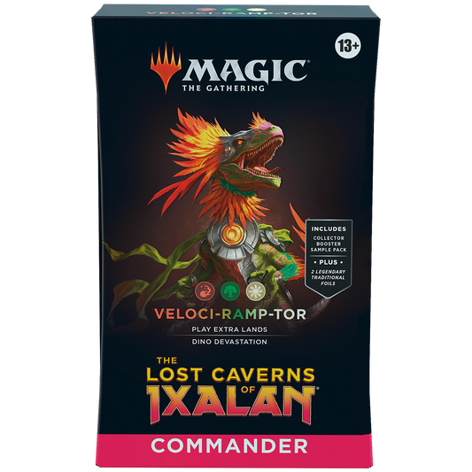 Magic: the Gathering - The Lost Caverns of Ixalan - Veloci-Ramp-Tor Commander Deck - EN