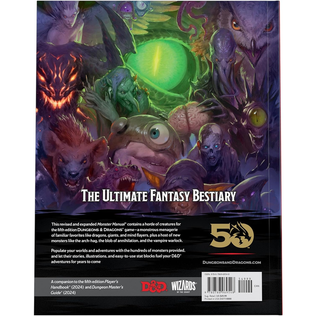 Dungeons and Dragons - Monster Manual Hard Cover - EN