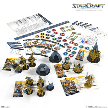 StarCraft TMG Protoss Starter Set contents