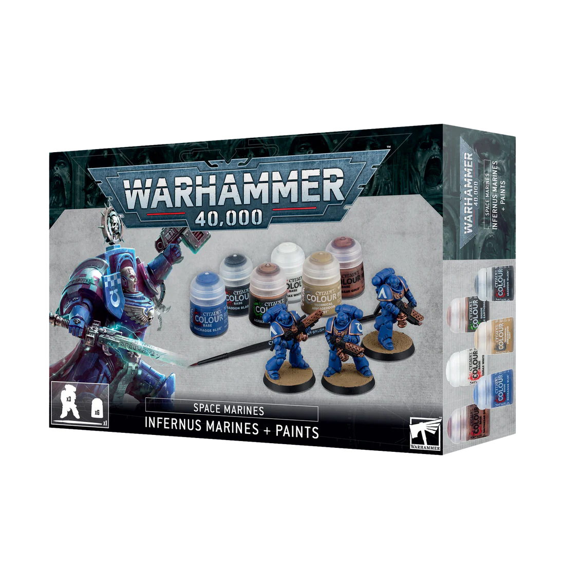 Warhammer: Space Marines - Infernus Marines + Paints Set