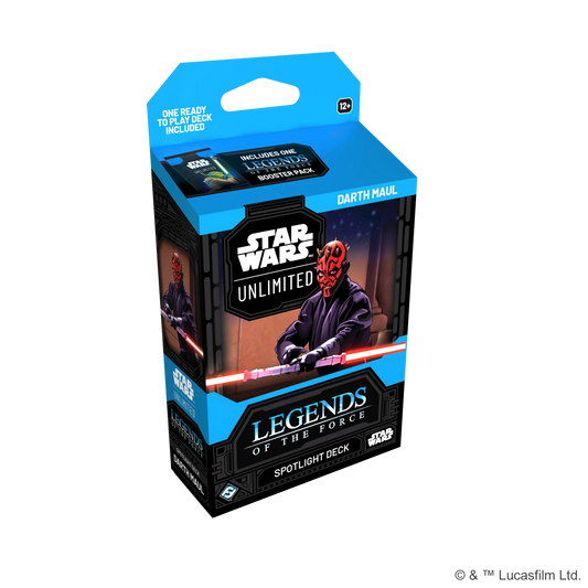 Star Wars: Unlimited - Legends of the Force Spotlight Deck - Darth Maul