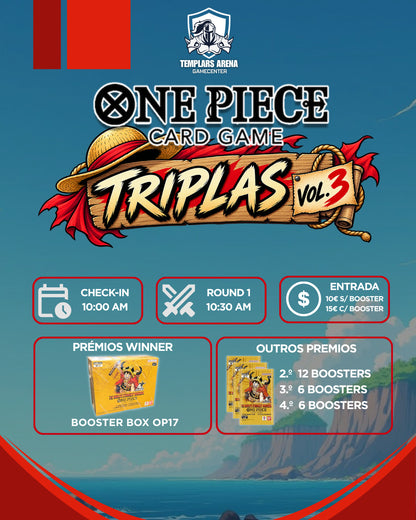 Entrada Torneio de Triplas One Piece Vol.3