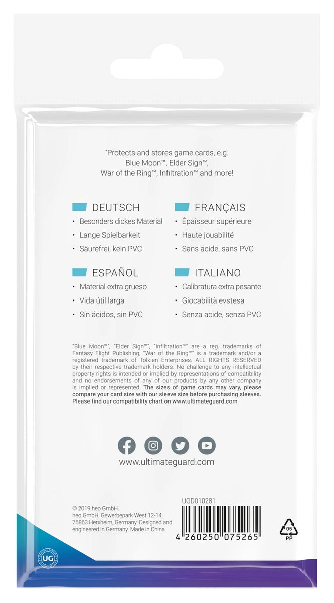 Board Game Sleeves – Tarot (73x122mm) (50)