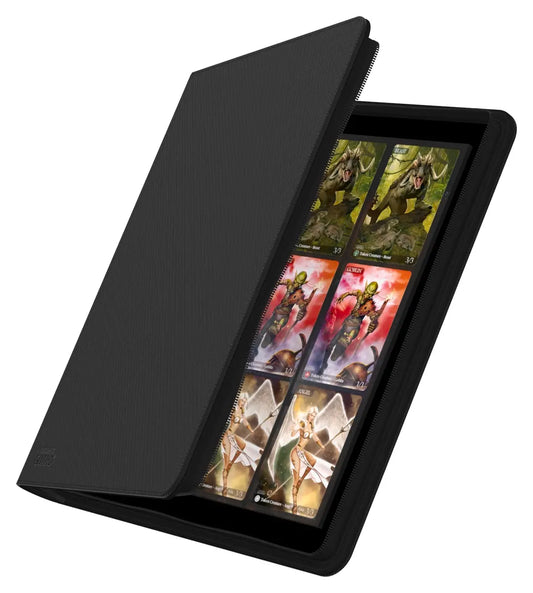Zipfolio 480 18-Pocket Xenoskin - Black