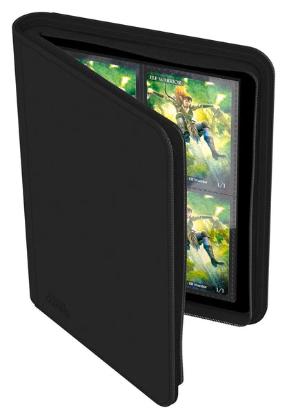 Zipfolio 160 8-Pocket Xenoskin - Black