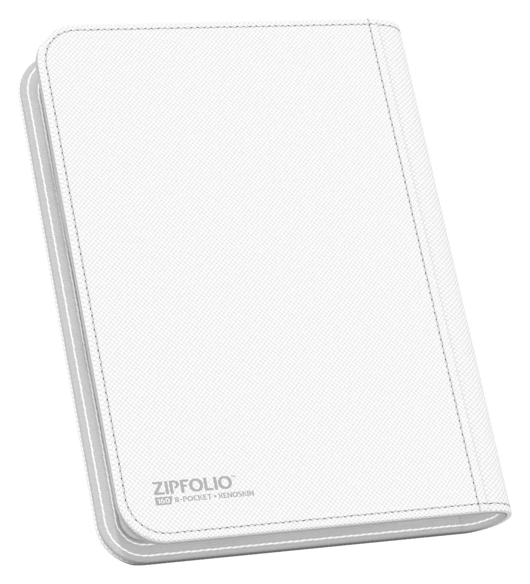 Zipfolio 160 8-Pocket Xenoskin - White