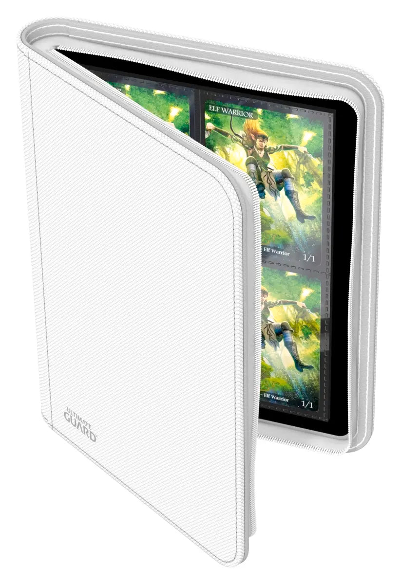 Zipfolio 160 8-Pocket Xenoskin - White