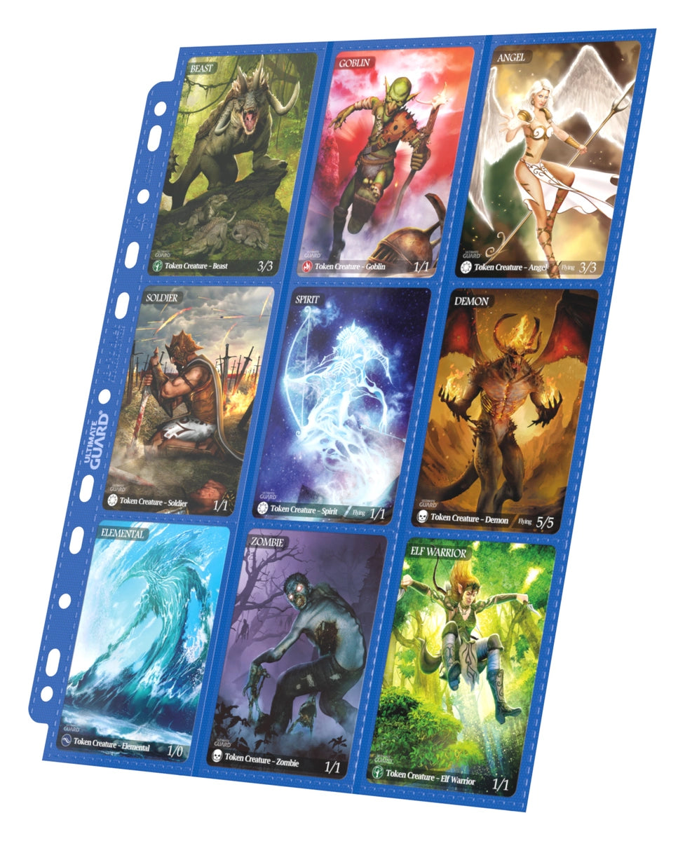 Ultimate Guard 18-Pocket Pages Side-Loading Blue (10)