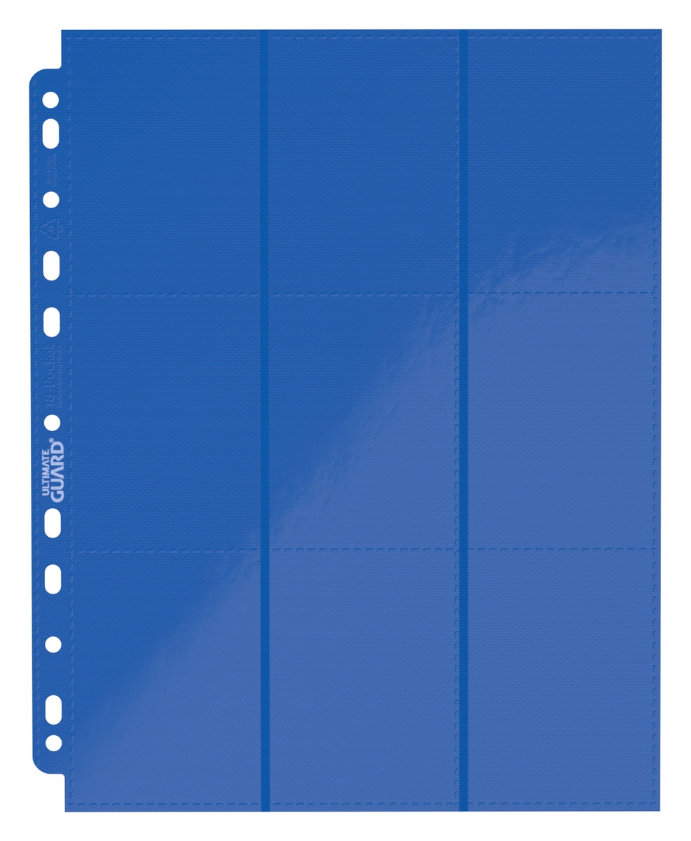 Ultimate Guard 18-Pocket Pages Side-Loading Blue (10)